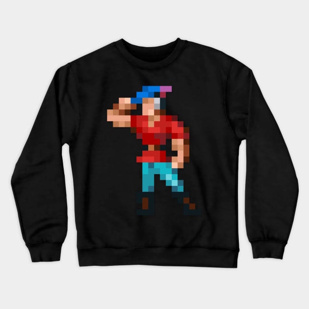 Graham low-res pixelart Crewneck Sweatshirt by JinnPixel